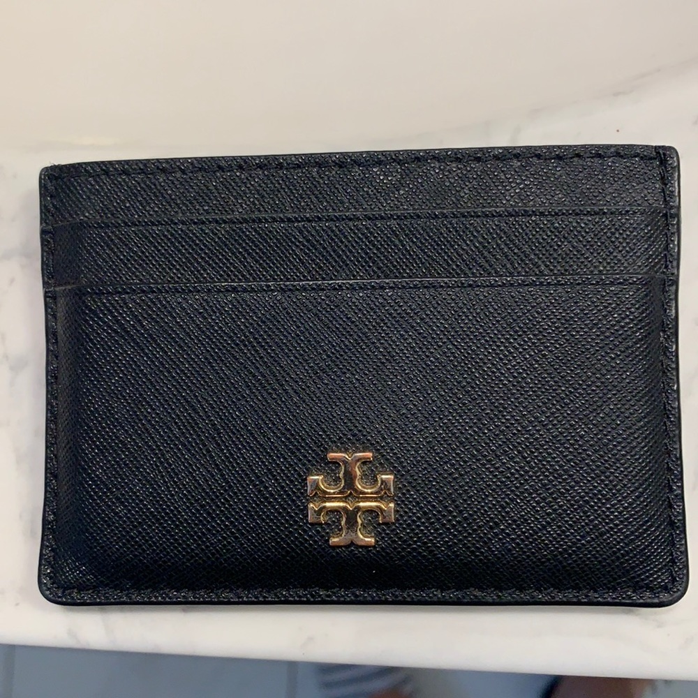 Tory Burch Robinson Leather Card Case